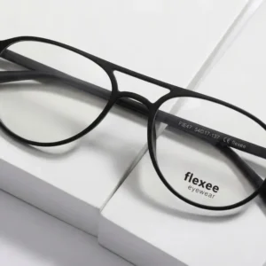 Premium Matte Black Eyewear Frame