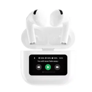 Only 8 leftA9 Pro Smart Touch Screen Wireless Earbuds with ANC & Color LCD Display