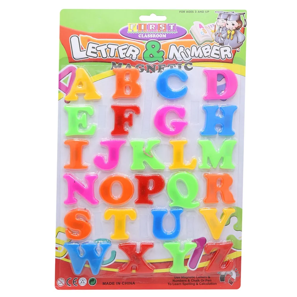 Magnetic Letter And Number Educational Set - Toy Accessory Designed For Entertainment And Daily Play Routine (Random Color) - Image 3