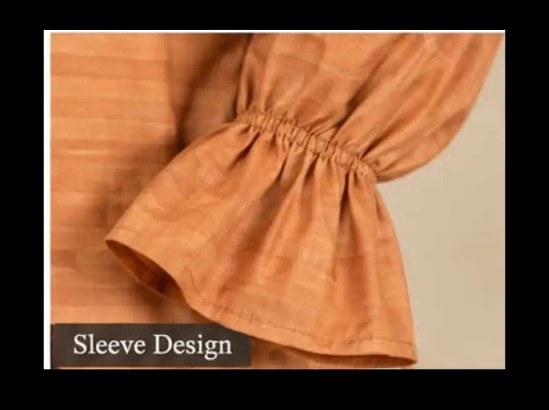 2 Pcs Women's Stitched Cotton Plain Shirt And Trouser - Image 5