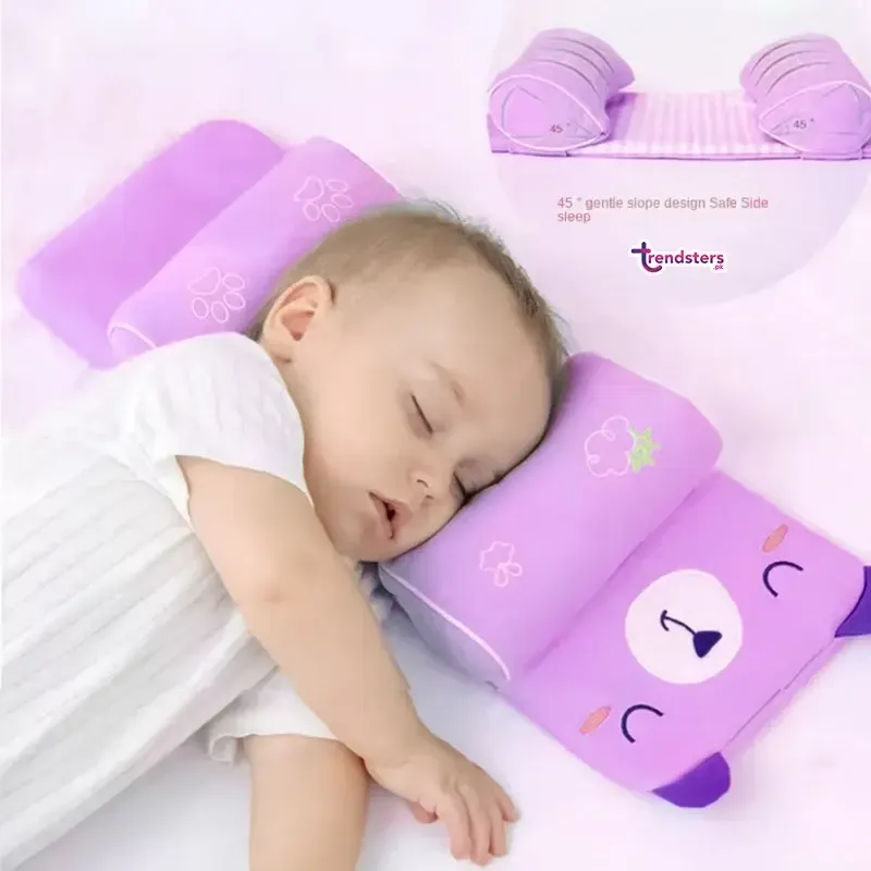 Adjustable Baby Sleeping Support Pillow Anti Roll Cushion And Neck Protection Infant Sleep Positioner | Random Colour - Image 5