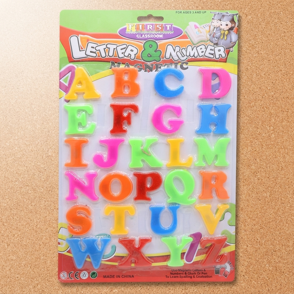 Magnetic Letter And Number Educational Set - Toy Accessory Designed For Entertainment And Daily Play Routine (Random Color) - Image 2