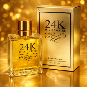 24K MILLIONAIRE Eau De Parfum for Men โ Premium Long-Lasting Luxury Vaporisateur Natural Spray - 100ml