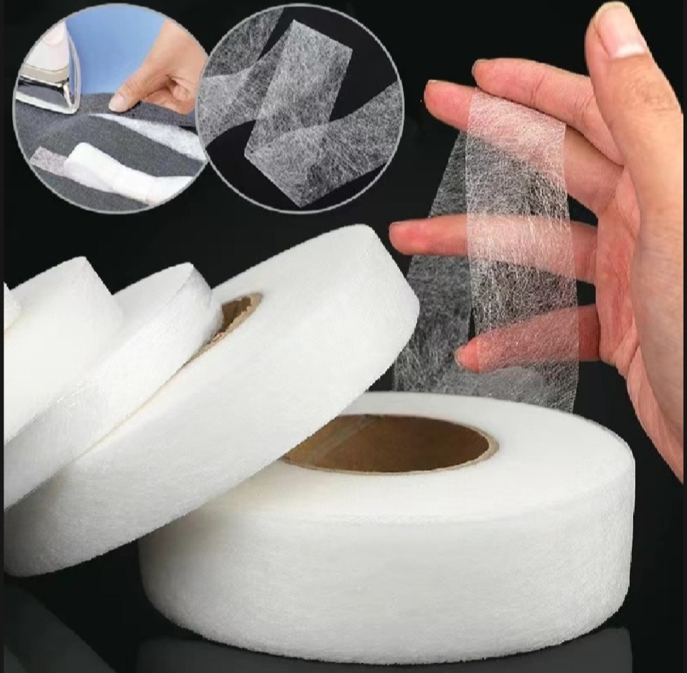 Double-Sided Iron-On Hem Adhesive Tape for Fabric Repair - Image 3