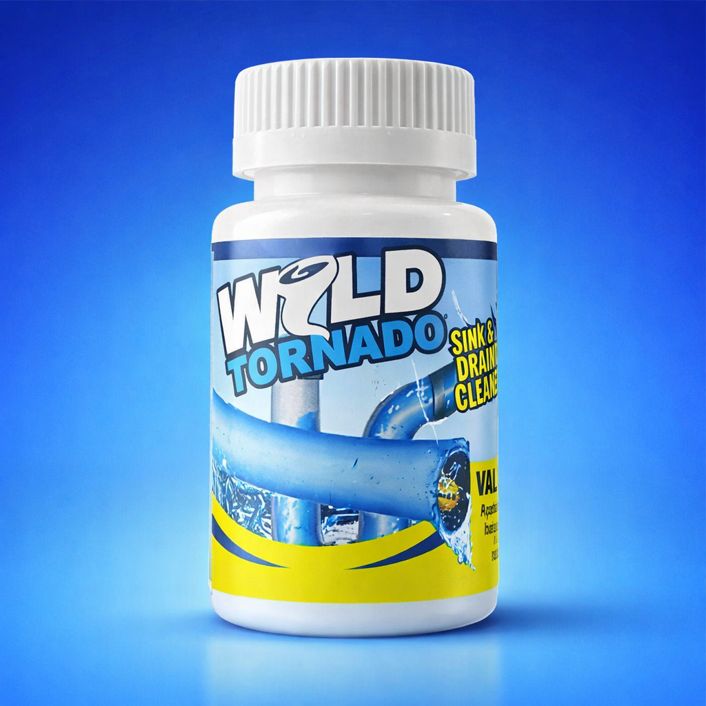 Wild Tornado Powerful Sink & Drain Cleaner – High-Efficiency Clog Remover Powder for Kitchen, Bathroom, and Pipes - Image 2