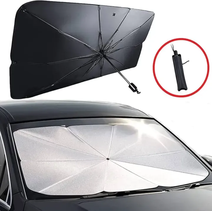 Universal Foldable Car Windshield Sun Shade Umbrella โ UV Protection & Heat Insulation Cover - Image 5