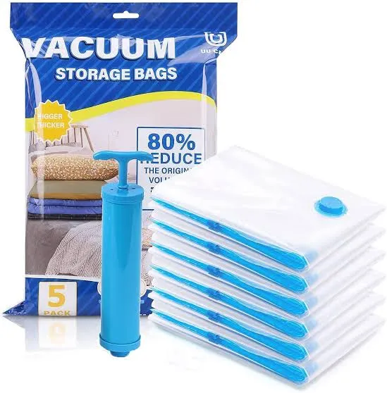 Vacuum Storage Bags with Hand Pump โ Space Saving Compression Bags - Image 3