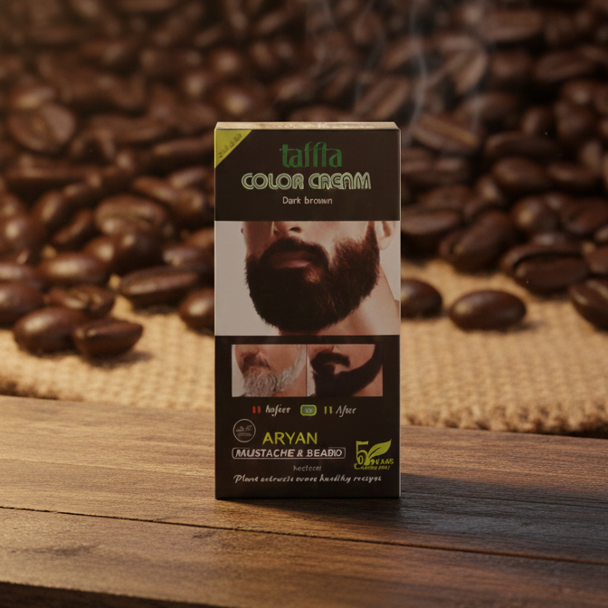 Aryan Mustache & Beard Color Cream (Dark Brown) โ 5-Minute Instant Grey Coverage with Plant Extracts - Image 4