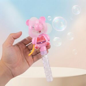 Bubble Manual Fan 2 In 1 - Toy Accessory Designed For Entertainment And Daily Play Routine (Random Color)
