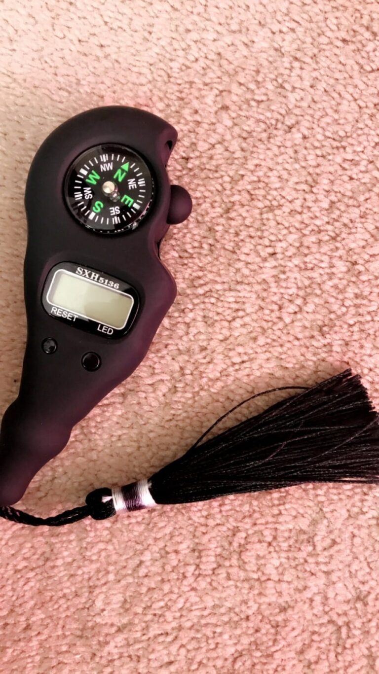 Digital Counter with Qibla Compass and Rotating Prayer Beads Portable Finger Tasbeeh Japa (random color) - Image 2
