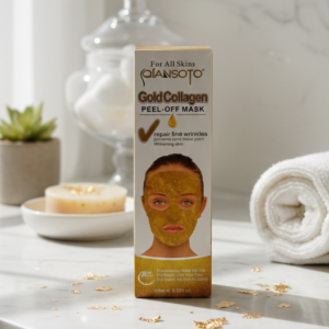 Qiansoto Gold Collagen Peel-Off Facial Mask โ Anti-Aging & Skin Brightening Treatment (100ml)