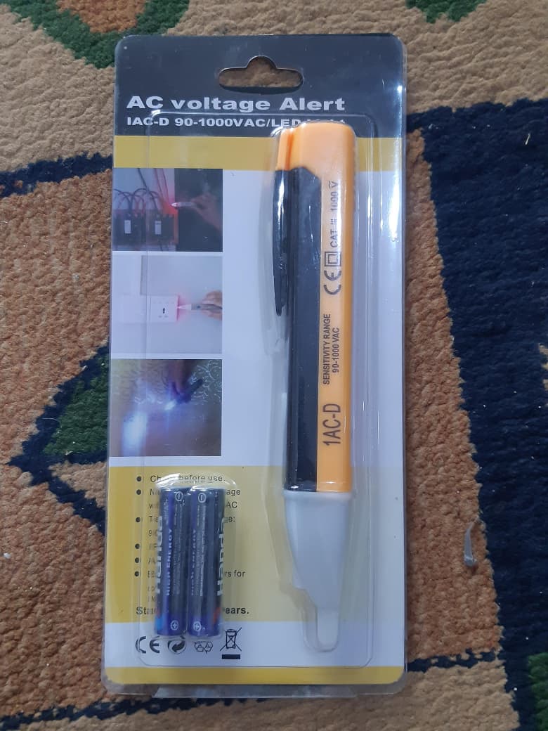 Non-Contact AC Voltage Alert Detector โ Professional 90V-1000V Electric Circuit Tester Pen with LED Light and Sound Buzzer - Image 5