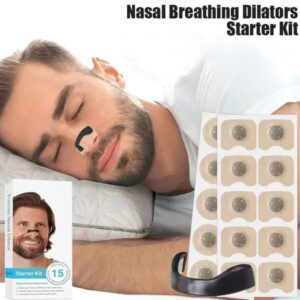 Magnetic Nasal Dilator Nose Opener Clip Strip for Breathing & Snoring Relief – Comfortable Magnetic Nose Clip Nasal Strips for Better Sleep