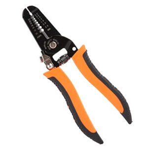 Stripping Pliers, Multifunctional Stainless Steel Wire Cable Stripping Pliers Cutting Tool Wire Cutter, Long-Nose Multi-Purpose Electrician Tool ( Random Color )