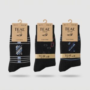 Teal Classic Winter Cotton Socks - Apparel Product Designed For Winter Wear And Daily Comfort Routine (Pack of 12) | Random Design