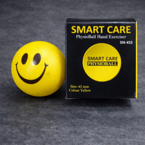 Smart Care PhysioBall Hand Exerciser Stress Relief Ball โ Yellow