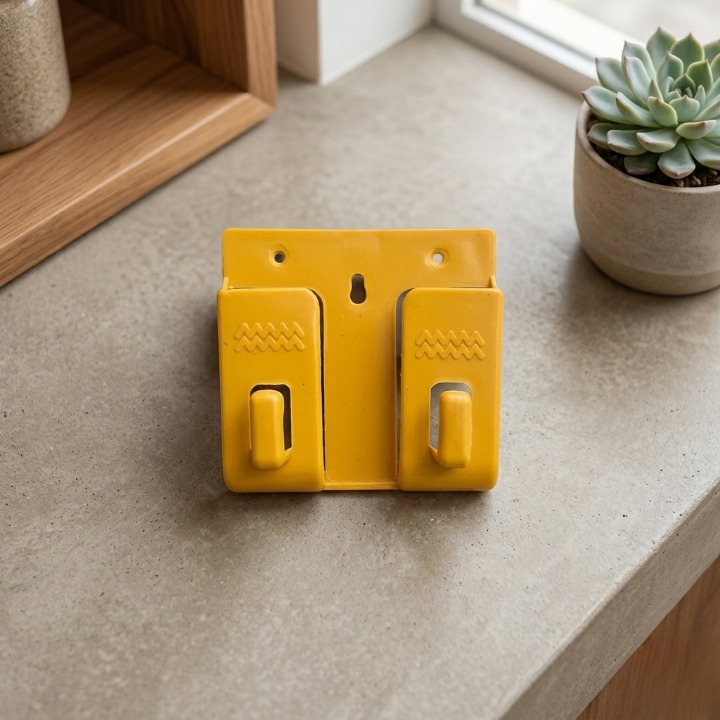 Wall Mounted Universal Mobile Phone Holders – Space-Saving Charging Stand & Remote Organizer (Random Colors) - Image 2