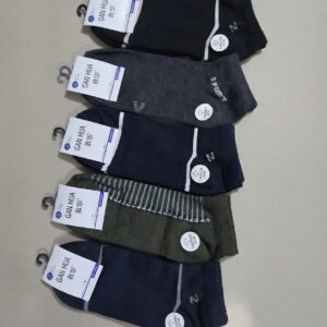 Mardanah Ankle Length Cotton Lycra Socks - Pack of 10 Pairs