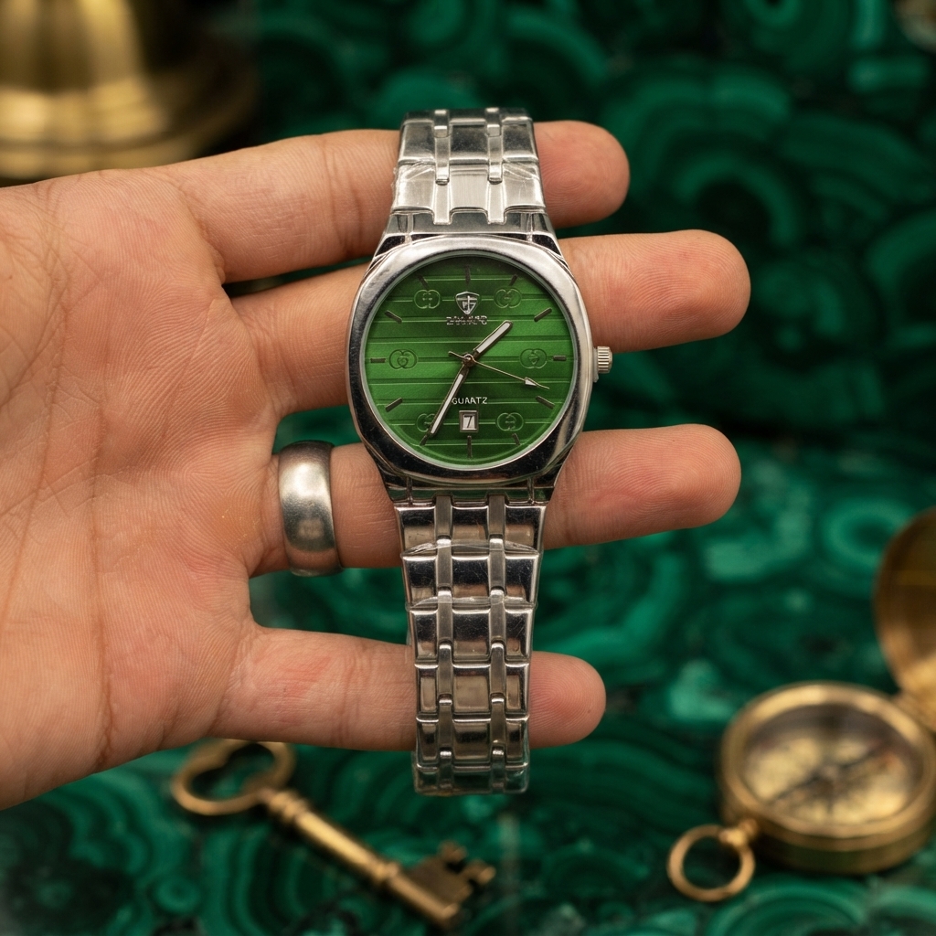 Men’s Stainless Steel Quartz Watch Elegant Durable Timepiece With Stainless Steel Strap And Detailed Dial For Daily And Formal Wear - Image 2