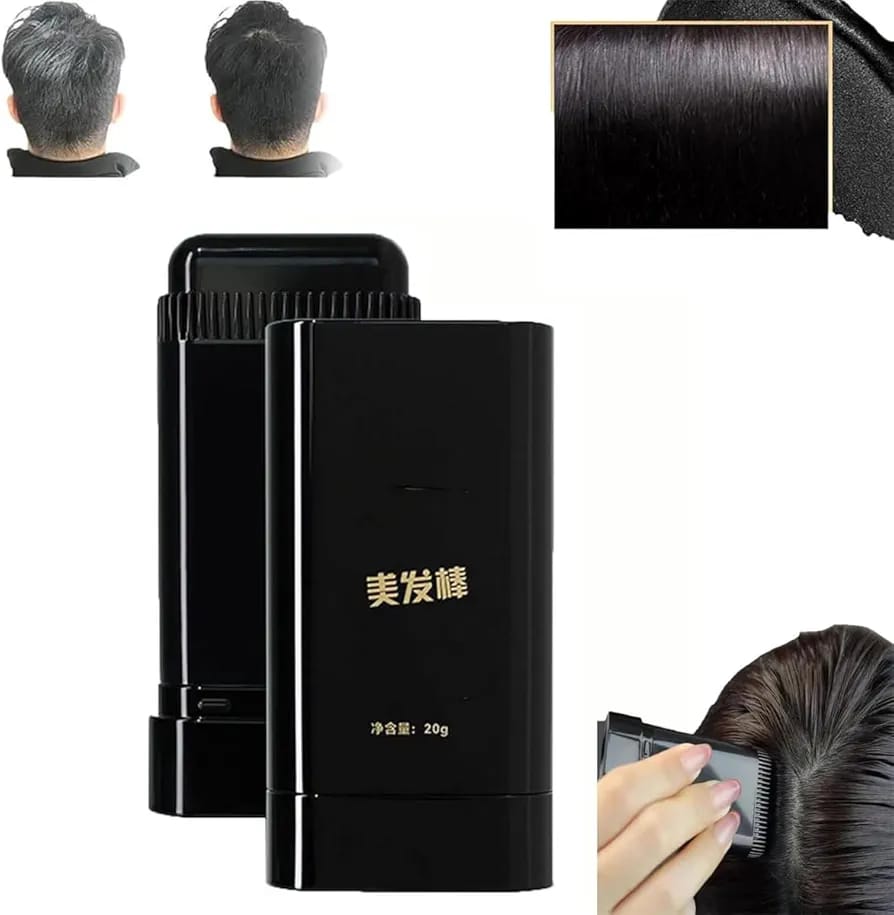 Hair Color Stick Instant Root Touch-Up - Portable Solution For Quick And Easy Gray Hair Coverage And Temporary Root Concealing (20g) - Image 2