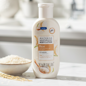Yardlie Professional Whitening Moisturizing Body Lotion with Rice, Hyaluronic Acid, and Collagen: Intense Hydration and Brightening Care