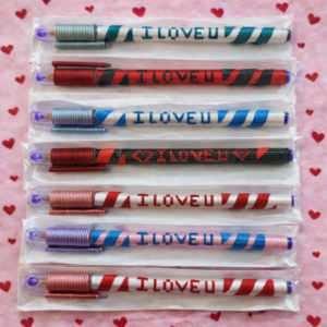 I Love You Handmade Thread Wrapped Pen โ Romantic Gift Pen for Loved Ones (Random Color)