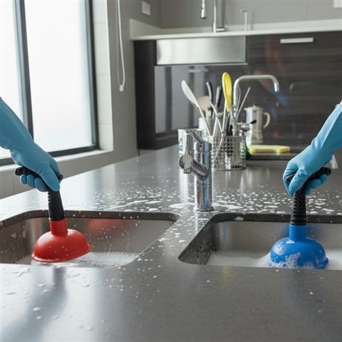 Mosi Basin Plunger โ Manual Drain Unclogging Tool (Random Color)