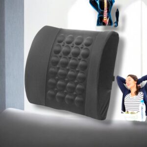 Car Seat Back Relief Lumbar Pain Back Support Pillow Headrest Waist Safety Chair Cushion For Auto Vehicle - High Quality