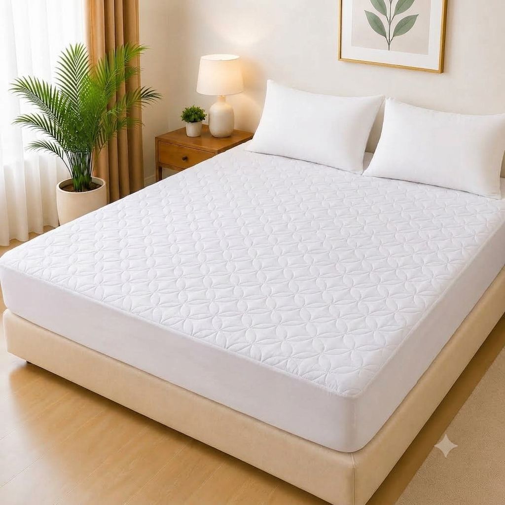 Ultrasonic Quilted Waterproof Mattress Protector โ Joint-Free Fitted Cover (King Size) - Image 8