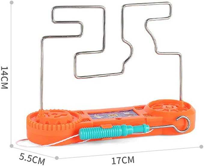 Kids Collison Electric Shock Toy, Education Electric Touch Maze Game Party, Funny Game Science Experiment Toys for Children Gift (Mix Color) - Image 5