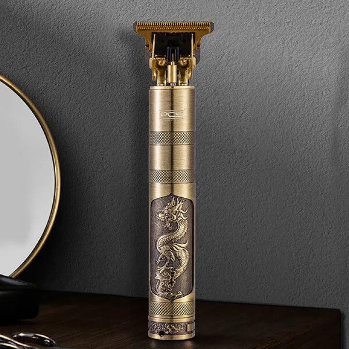 Vintage T9 Professional Trimmer โ Close-Cutting T-Blade Hair Clipper for Men - Metal Body