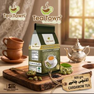 Tea Town Cardamom Tea Elaichi Chai Unique Aromatic Blend