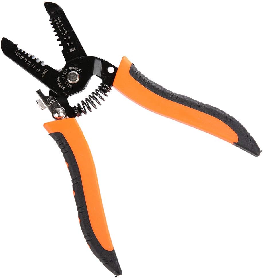 Stripping Pliers, Multifunctional Stainless Steel Wire Cable Stripping Pliers Cutting Tool Wire Cutter, Long-Nose Multi-Purpose Electrician Tool ( Random Color ) - Image 5