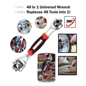 48-In-1 Universal Multi-Function Wrench 360ยฐ Rotary Adjustable Spanner for Nuts & Bolts