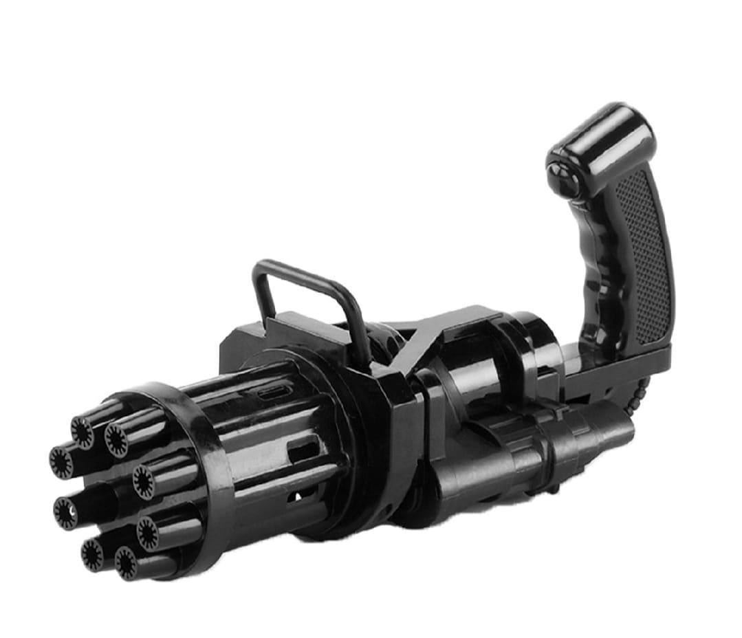 Electric Gatling Bubble Gun โ 8 Hole Automatic Bubble Blaster Toy Gun - Image 3