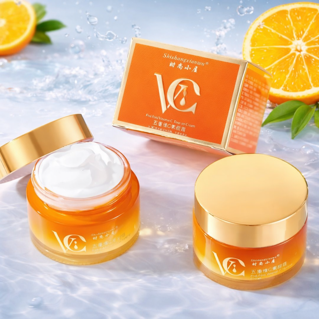 VC Five Fold Vitamin C Tone-Up Cream โ Brightening & Hydrating Facial Daily Moisturizer