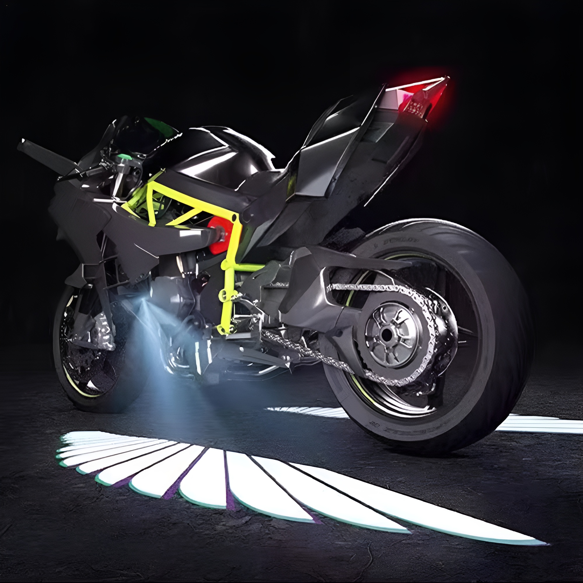 Angel Wings LED Bike Light for Motorcycles & Bikes - Image 4