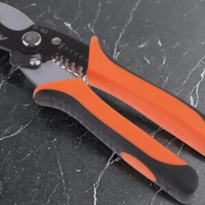 Stainless Steel Wire Cutter Cable Stripper Plier With Multicolor Handle For Household Use (Random Color)