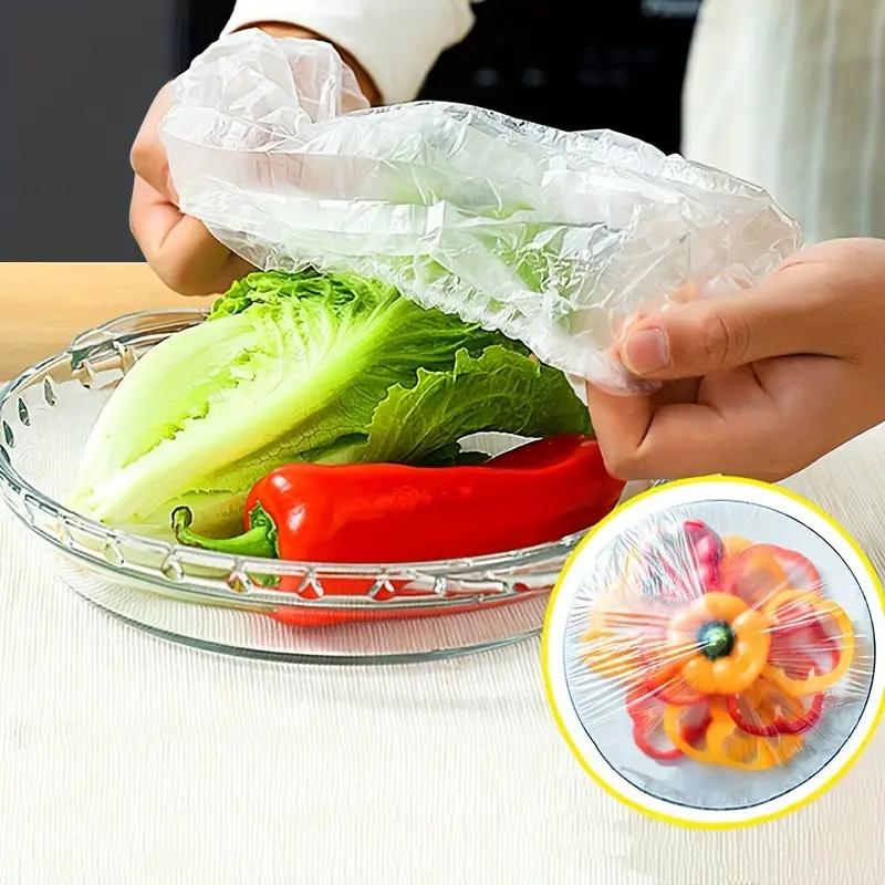 Disposable Plastic Wrap Covers Elastic Tight Food Grade Fresh Keeping Dust Proof Insect Proof Kitchen Accessories - Image 4