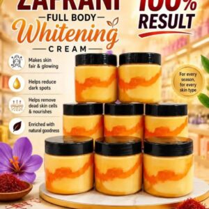 Zafrani Full Body Whitening Cream 500g Premium Skin Care With Natural Saffron For Radiant Glow