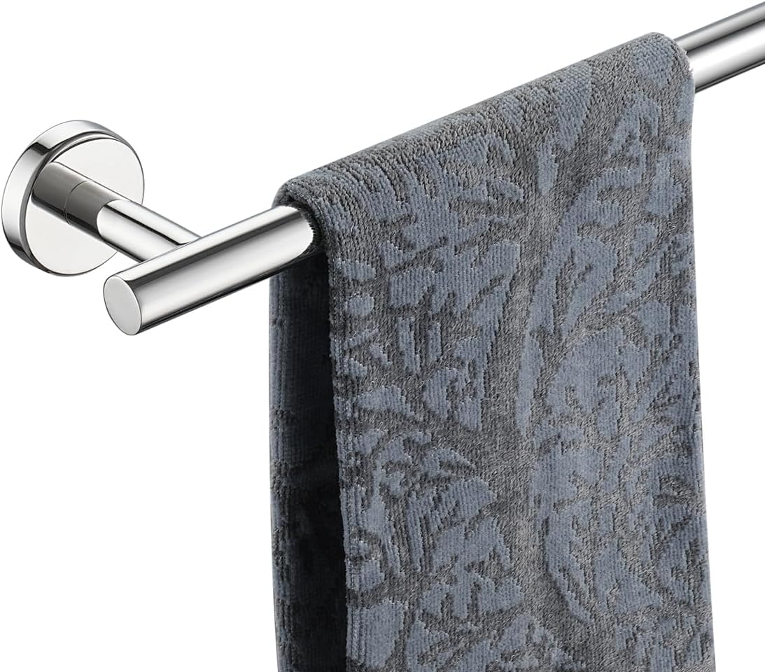 Stainless Steel Wall Mounted Towel Rail | Durable Rust Resistant Bathroom Organizer - Image 4