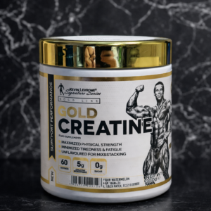 Kevin Levrone Gold Line Gold Creatine โ Pure Creatine Monohydrate Supplement with 60 Servings (300g)