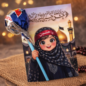 Muharram Niyaz Lollipop Gift Card Pack – Islamic Goody Bag Giveaways for Kids - Pack of 12
