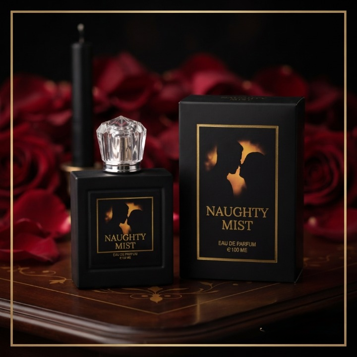 Naughty Mist Luxury Eau De Parfum 100ml Black Bottle Warm Sweet Sensual Unisex Fragrance - Image 3