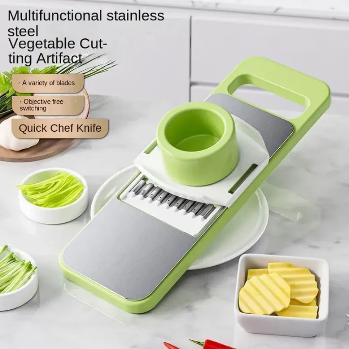 Manual Food Grater, 5 In 1 Grater And Slicer With Stainless Steel Blade, Multi-Functional Vegetable Fruit Slicer For Kitchen