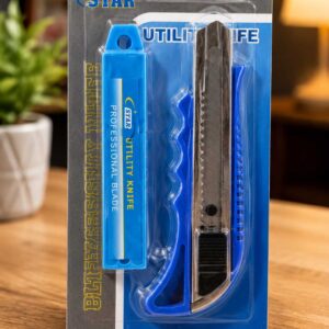 Star Utility Knife - Durable And Versatile Handheld Cutting Tool Designed For Precision Work, Crafts, Packaging, And General Utility Tasks