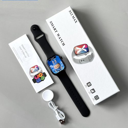 S12 Max Smart Watch with 1.85-Inch Full Touch HD Display, Bluetooth Calling, Smart Notifications, Health Monitoring, Fitness Tracking - Image 4