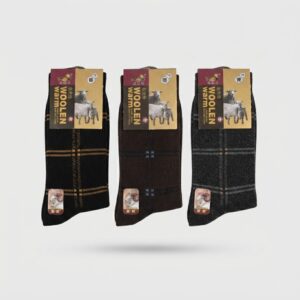Cotton Woolen Warm Winter Socks - Apparel Product Designed For Winter Wear And Daily Comfort Routine - Pack of 12 Pairs (Multi-color)