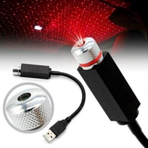 Mini LED Car Roof Star Night Light Projector – Magical Galaxy Ambient Lighting for Car Interior, USB Powered Decorative Starry Sky Lamp