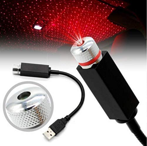 Mini LED Car Roof Star Night Light Projector – Magical Galaxy Ambient Lighting for Car Interior, USB Powered Decorative Starry Sky Lamp